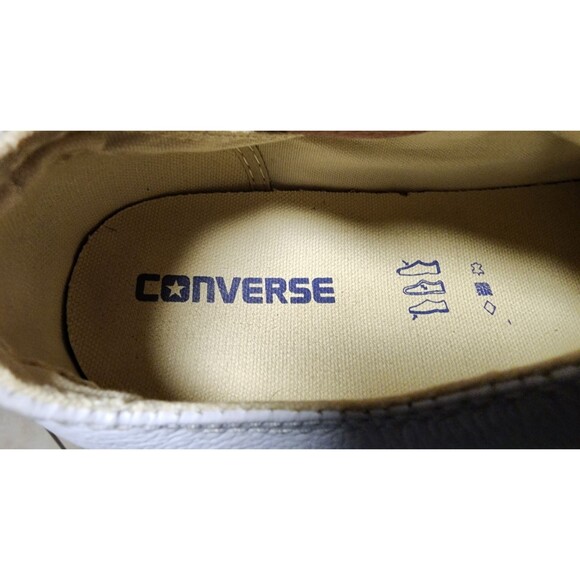 Chuck Taylor All Star Leather Ox 'White' Size M 12 W 14 Low Top Converse - Picture 7 of 8